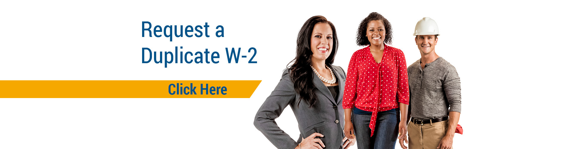 W-2 Duplicate Request Home Page Banner
